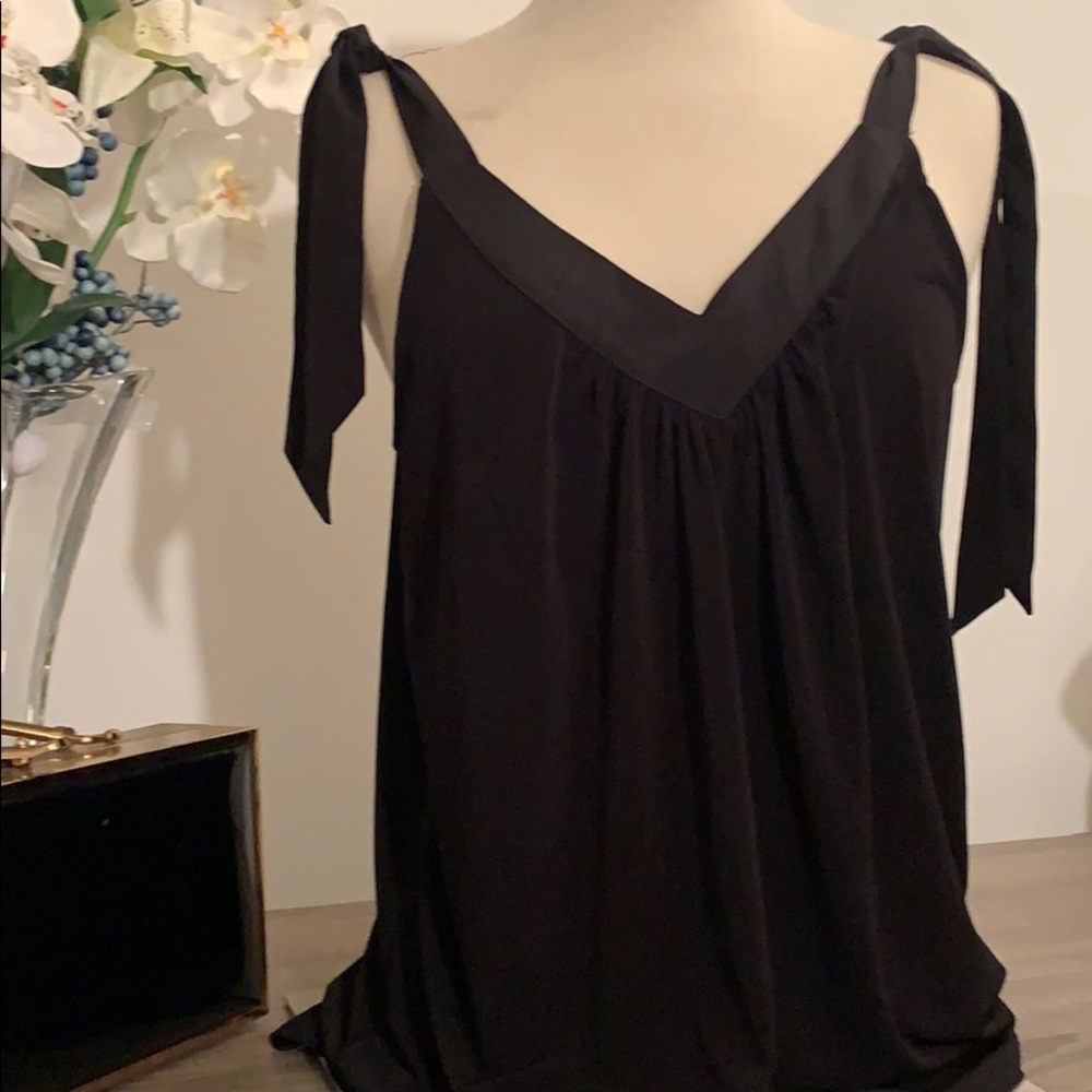 Banana republic black blouse medium